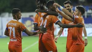 FC Goa defeated Mumbai City FC.(Twitter) FC Goa defeated Mumbai City FC.(Twitter)