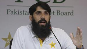 File image of Pakistan cricket team head coach Misbah Ul Haq.(AP) File image of Pakistan cricket team head coach Misbah Ul Haq.(AP)