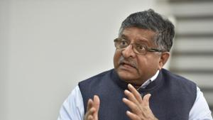 Ravi Shankar Prasad sent out a strong message saying India takes privacy seriously.(Sanjeev Verma/HT PHOTO) Ravi Shankar Prasad sent out a strong message saying India takes privacy seriously.(Sanjeev Verma/HT PHOTO)
