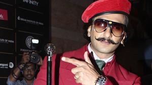 Bollywood actor Ranveer Singh at the red carpet of Vogue Women of the Year 2019 in Mumbai.(PTI) Bollywood actor Ranveer Singh at the red carpet of Vogue Women of the Year 2019 in Mumbai.(PTI)