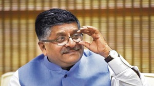 It was a moment of accomplishment for Union minister Ravi Shankar Prasad on Saturday as the Supreme Court delivered its verdict in the Ayodhya land title dispute.(Sonu Mehra/HT Photo) It was a moment of accomplishment for Union minister Ravi Shankar Prasad on Saturday as the Supreme Court delivered its verdict in the Ayodhya land title dispute.(Sonu Mehra/HT Photo)