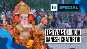 <p>Ganesh Chaturthi is a Hindu festival celebrating the arrival of Ganesha to earth from 'Kailash Parvat' with his mother goddess. The festival is marked with installation of Ganesha idols in homes, or publicly on pandals. The festival ends on the tenth day after start, when the idol is carried in a public procession with music and group chanting, then immersed in a nearby body of water.</p>