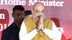 Union Home Minister Amit Shah has appealed to the people to remain calm.(HT PHOTO.) Union Home Minister Amit Shah has appealed to the people to remain calm.(HT PHOTO.)