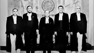 (From Left) Justices Ashok Bhushan, SA Bobde, Ranjan Gogoi, DY Chandrachud and S Abdul Nazeer(Supreme Court) (From Left) Justices Ashok Bhushan, SA Bobde, Ranjan Gogoi, DY Chandrachud and S Abdul Nazeer(Supreme Court)