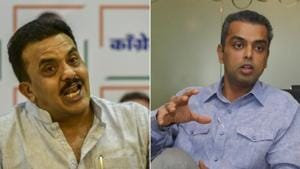 Deora’s plan for the Congress-NCP alliance was met with resistance from within his own party’s Sanjay Nirupam.(Photo: Kunal Patil (L) and Pratik Chorge (R)/ Hindustan Times) Deora’s plan for the Congress-NCP alliance was met with resistance from within his own party’s Sanjay Nirupam.(Photo: Kunal Patil (L) and Pratik Chorge (R)/ Hindustan Times)