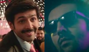 Pati Patni Aur Woh song Dheeme Dheeme teaser: Kartik Aaryan switches roles as he parties with wife Bhumi Pednekar and Ananya Panday in the video.