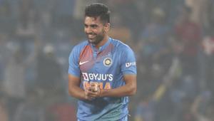 India's Deepak Chahar(AP) India's Deepak Chahar(AP)