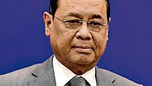 Chief Justice of India Ranjan Gogoi refused to delve on any ‘contentious’ issue during an event in Guwahati on Sunday.(HT File Photo) Chief Justice of India Ranjan Gogoi refused to delve on any ‘contentious’ issue during an event in Guwahati on Sunday.(HT File Photo)