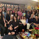 Nitasha Nanda (seated in white) with family and friends at one of her birthday celebrations in the city. Nitasha Nanda (seated in white) with family and friends at one of her birthday celebrations in the city.