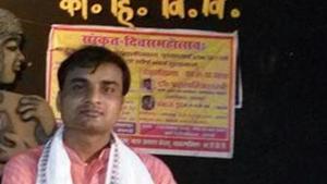 Dr. Firoze, who hails from a village near Jaipur in Rajasthan, says reading Sanskrit led to his intellectual growth(HT Photo) Dr. Firoze, who hails from a village near Jaipur in Rajasthan, says reading Sanskrit led to his intellectual growth(HT Photo)