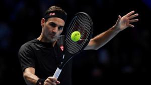 Roger Federer in action during his group stage match against Italy's Matteo Berrettini.(Action Images via Reuters) Roger Federer in action during his group stage match against Italy's Matteo Berrettini.(Action Images via Reuters)