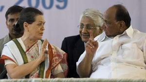 Sonia Gandhi and Sharad Pawar(Kunal Patil/HT Photo) Sonia Gandhi and Sharad Pawar(Kunal Patil/HT Photo)