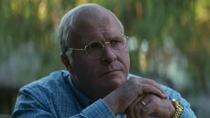 Christian Bale as Dick Cheney in a still from Vice. Christian Bale as Dick Cheney in a still from Vice.