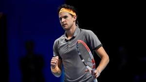 ATP Finals - The O2, London, Britain - November 12, 2019 Austria's Dominic Thiem reacts during his group stage match against Serbia's Novak Djokovic Action Images via Reuters/Tony O'Brien(Action Images via Reuters) ATP Finals - The O2, London, Britain - November 12, 2019 Austria's Dominic Thiem reacts during his group stage match against Serbia's Novak Djokovic Action Images via Reuters/Tony O'Brien(Action Images via Reuters)