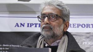 Gautam Navlakha has enjoyed interim protection for over a year in the case, granted by the Bombay High Court as well as the Supreme Court.(AP File Photo) Gautam Navlakha has enjoyed interim protection for over a year in the case, granted by the Bombay High Court as well as the Supreme Court.(AP File Photo)