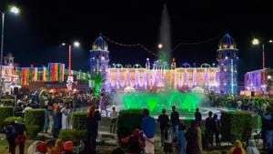 The book on slain militant Jarnail Singh Bhindranwale was released at Nankana Sahib (in photo) in Pakistan.(PTI) The book on slain militant Jarnail Singh Bhindranwale was released at Nankana Sahib (in photo) in Pakistan.(PTI)
