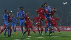 India vs Afghanistan, FIFA World Cup 2022 qualifiers: Follow highlights from the FIFA World Cup 2022 qualifier encounter between India and Afghanistan.(Twitter) India vs Afghanistan, FIFA World Cup 2022 qualifiers: Follow highlights from the FIFA World Cup 2022 qualifier encounter between India and Afghanistan.(Twitter)