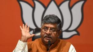The Union law minister also alleged Rahul Gandhi had lied in Parliament that French President Emmanuel Macron had allowed him to disclose details of the deal.(Mohd Zakir/ HT photo) The Union law minister also alleged Rahul Gandhi had lied in Parliament that French President Emmanuel Macron had allowed him to disclose details of the deal.(Mohd Zakir/ HT photo)