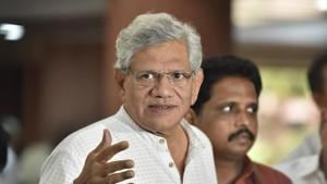 Left leader Sitaram Yechury said some of the top court’s recent verdicts needed to be ‘studied studiously’(Sonu Mehta/HT PHOTO) Left leader Sitaram Yechury said some of the top court’s recent verdicts needed to be ‘studied studiously’(Sonu Mehta/HT PHOTO)