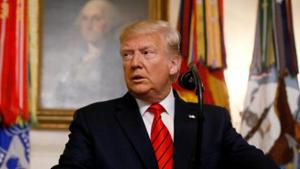 President Donald Trump is skipping the first televised hearings in his impeachment investigation, preferring instead to keep working(REUTERS) President Donald Trump is skipping the first televised hearings in his impeachment investigation, preferring instead to keep working(REUTERS)