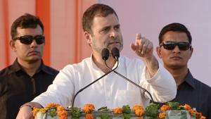 Rahul Gandhi also said a Joint Parliamentary Committee (JPC) must be set up to probe the Rafale deal.(PTI) Rahul Gandhi also said a Joint Parliamentary Committee (JPC) must be set up to probe the Rafale deal.(PTI)