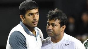 File image of Rohan Bopanna and Leander Paes.(Getty Images) File image of Rohan Bopanna and Leander Paes.(Getty Images)