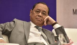 Former Chief Justice of India Ranjan Gogoi at the India International Centre, New Delhi, November 3, 2019(Sanjeev Verma/HT PHOTO) Former Chief Justice of India Ranjan Gogoi at the India International Centre, New Delhi, November 3, 2019(Sanjeev Verma/HT PHOTO)