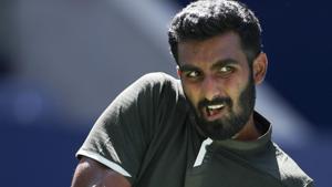File photo of Prajnesh Gunneswaran.(AP) File photo of Prajnesh Gunneswaran.(AP)