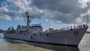 Cooperation in the Indian Ocean also fits the interests of both countries in protecting merchant shipping and fishery resources and ensuring freedom of navigation. (Image used for representation).(PTI PHOTO.) Cooperation in the Indian Ocean also fits the interests of both countries in protecting merchant shipping and fishery resources and ensuring freedom of navigation. (Image used for representation).(PTI PHOTO.)