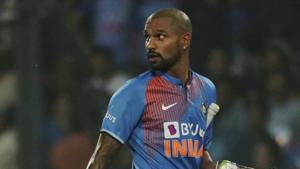 File image of India cricketer Shikhar Dhawan.(AP) File image of India cricketer Shikhar Dhawan.(AP)