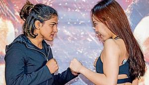 Ritu Phogat will face South Korea’s Nam Hee Kim on her debut(HT Photo) Ritu Phogat will face South Korea’s Nam Hee Kim on her debut(HT Photo)