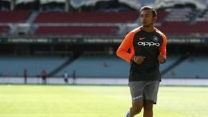 File image of Prithvi Shaw of India.(Getty Images) File image of Prithvi Shaw of India.(Getty Images)