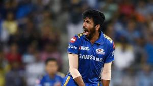 Mumabi Indias’ player Jasprit Bumrah celebrates(PTI) Mumabi Indias’ player Jasprit Bumrah celebrates(PTI)
