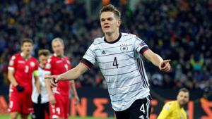 Euro 2020 Qualifier - Group C - Germany v Belarus - Borussia-Park, Moenchengladbach, Germany - November 16, 2019 Germany's Matthias Ginter celebrates scoring their first goal(REUTERS) Euro 2020 Qualifier - Group C - Germany v Belarus - Borussia-Park, Moenchengladbach, Germany - November 16, 2019 Germany's Matthias Ginter celebrates scoring their first goal(REUTERS)