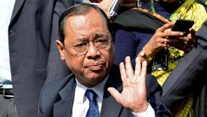 Justice Ranjan Gogoi etched his name in the annals of history when a five-judge bench headed by him on November 9 brought an end to the Ayodhya land dispute(Reuters File Photo) Justice Ranjan Gogoi etched his name in the annals of history when a five-judge bench headed by him on November 9 brought an end to the Ayodhya land dispute(Reuters File Photo)