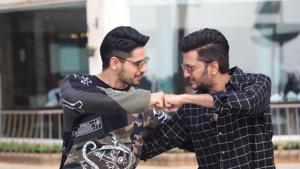 Sidharth Malhotra and Riteish Deshmukh during a programme organised to promote Marjaavaan.(IANS) Sidharth Malhotra and Riteish Deshmukh during a programme organised to promote Marjaavaan.(IANS)