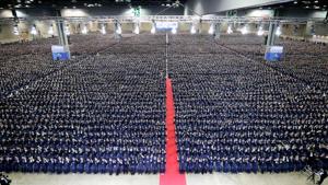 One of the requirements to graduate is to evangelize. Therefore, there are currently at minimum of 100,000 people who are studying the Bible with Shincheonji. One of the requirements to graduate is to evangelize. Therefore, there are currently at minimum of 100,000 people who are studying the Bible with Shincheonji.