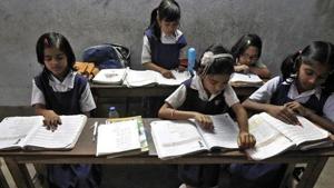 Brihanmumbai Municipal Corporation runs the largest network of schools in the city, but enrolment has been falling.((FOR REPRESENTATION/ HT FILE)) Brihanmumbai Municipal Corporation runs the largest network of schools in the city, but enrolment has been falling.((FOR REPRESENTATION/ HT FILE))