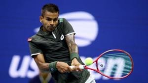 Representative image: File image of Indian tennis player Sumit Nagal.(AFP) Representative image: File image of Indian tennis player Sumit Nagal.(AFP)
