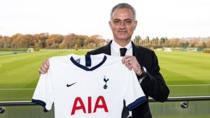 Jose Mourinho was announced as Tottenham boss.(Tottenham/Twitter) Jose Mourinho was announced as Tottenham boss.(Tottenham/Twitter)