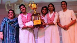 The host school was adjudged the best team. Shirin Vetticad and Nandini Parashar of CJM were declared the best, second-best speakers.(HT) The host school was adjudged the best team. Shirin Vetticad and Nandini Parashar of CJM were declared the best, second-best speakers.(HT)