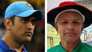 Ghosh, who has travelled from Dhaka to be a part of India’s first ever Day/Night Test against Bangladesh, is Dhoni’s ‘chai dada’.(HT Collage) Ghosh, who has travelled from Dhaka to be a part of India’s first ever Day/Night Test against Bangladesh, is Dhoni’s ‘chai dada’.(HT Collage)
