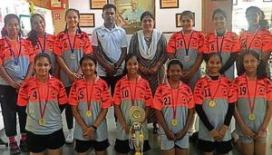 Kharghar school wins handball tournament.(HT) Kharghar school wins handball tournament.(HT)