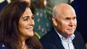 Angela Missoni and Steve McCurry during the Hindustan Times Leadership Summit at Taj Palace in New Delhi on Friday.(Amal KS/HT Photo) Angela Missoni and Steve McCurry during the Hindustan Times Leadership Summit at Taj Palace in New Delhi on Friday.(Amal KS/HT Photo)