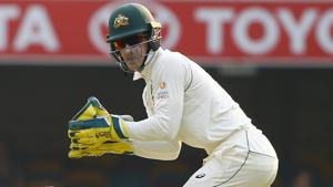 Australia skipper Tim Paine in action during Brisbane Test.(AP) Australia skipper Tim Paine in action during Brisbane Test.(AP)