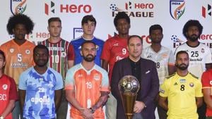 New Delhi: Indian football team coach Igor Stimac along with 11 team members.(PTI)