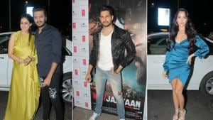 The Marjaavaan success bash was attended by Sidharth Malhotra, Riteish Deshmukh and Nora Fatehi, among others.(Varinder Chawla) The Marjaavaan success bash was attended by Sidharth Malhotra, Riteish Deshmukh and Nora Fatehi, among others.(Varinder Chawla)