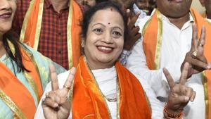 Shiv Sena leader Kishori Pednekar, 56, was formally elected the city’s 77th Mayor on Friday.(Anshuman Poyrekar/HT File Photo) Shiv Sena leader Kishori Pednekar, 56, was formally elected the city’s 77th Mayor on Friday.(Anshuman Poyrekar/HT File Photo)