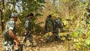 Three Jharkhand police personnel were on Friday killed in a Naxal attack in the state’s Latehar district, officials said.(Manoj Kumar/ Hindustan Times) Three Jharkhand police personnel were on Friday killed in a Naxal attack in the state’s Latehar district, officials said.(Manoj Kumar/ Hindustan Times)