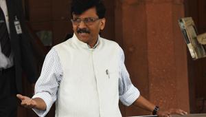 Sanjay Raut also said that his party won’t side with the BJP even if it is offered Lord Indra’s throne(Vipin Kumar/HT PHOTO) Sanjay Raut also said that his party won’t side with the BJP even if it is offered Lord Indra’s throne(Vipin Kumar/HT PHOTO)